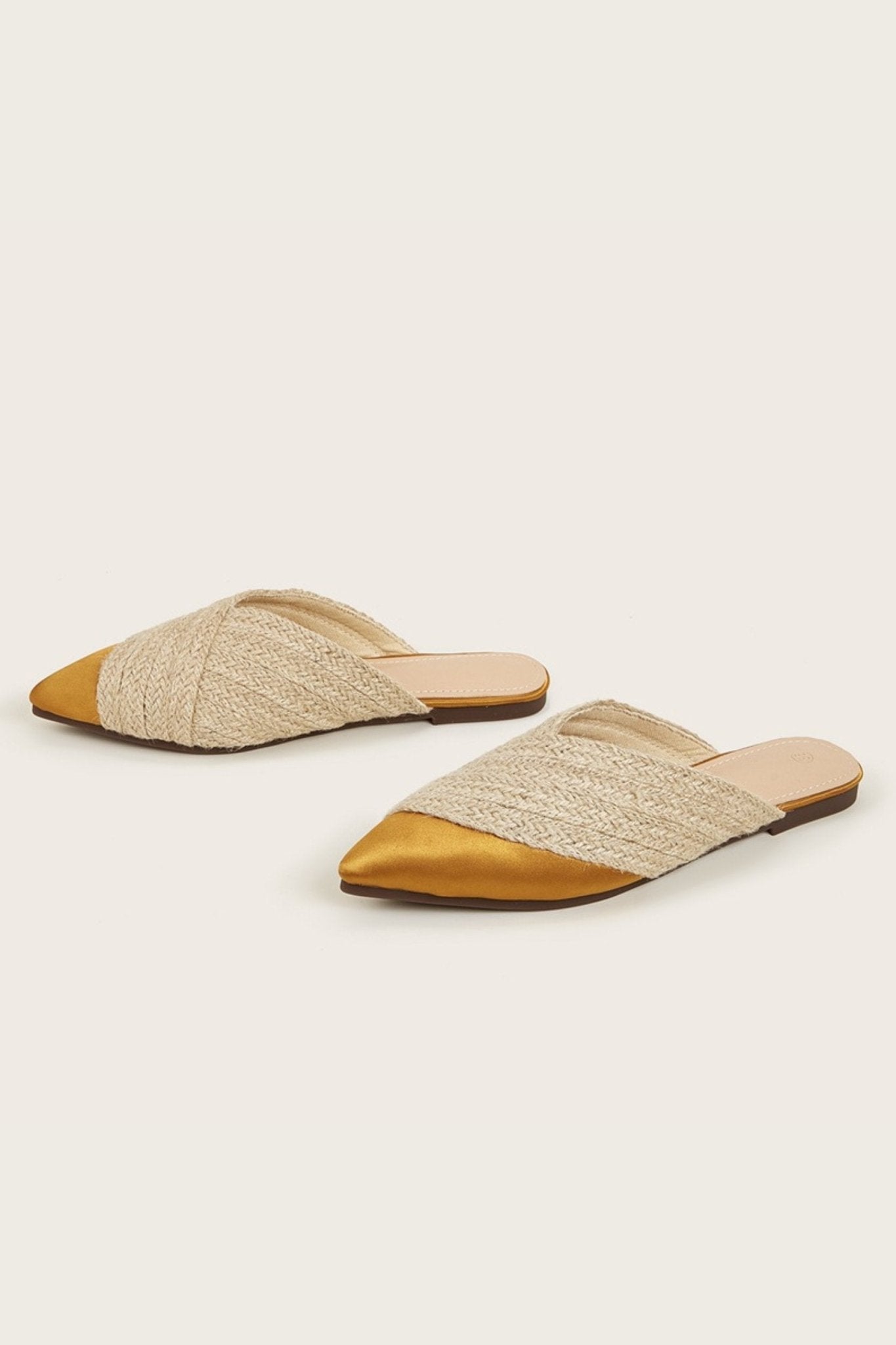 Marlene® | Hausschuhe aus gewebtem Satin