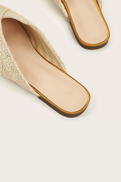 Marlene® | Hausschuhe aus gewebtem Satin