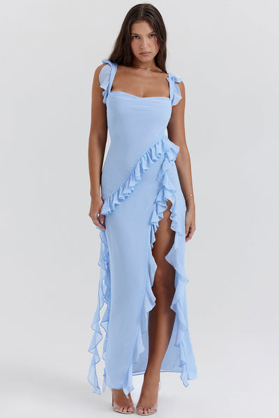 Leonie© | Umwerfendes Kleid mit Rüschen