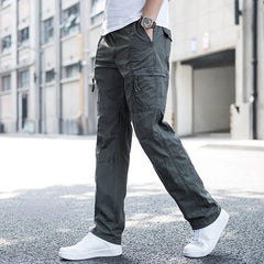 Lukas | Moderne Herren-Cargohose für Alltag & Freizeit in Militärgrün