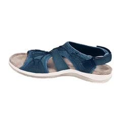 Atmungsaktive Knöchelsandalen für den Sommer - Clarisse in Dunkelgrün