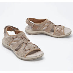 Atmungsaktive Knöchelsandalen für den Sommer - Clarisse in Khaki