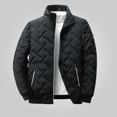 Atmungsaktive Warme Winterjacke - Viktor in Schwarz