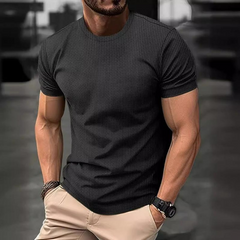 Atmungsaktives Herren-T-Shirt | Kurzarm in Grau