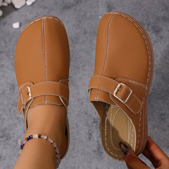 Orlaith - Gepolsterte orthopädische Sandalen in Braun