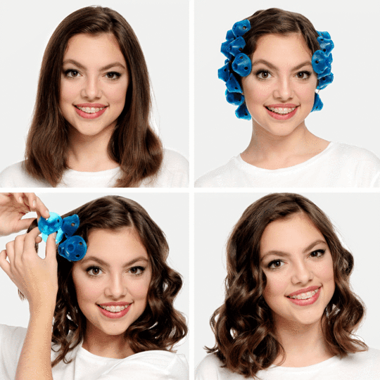 FlexibleWalzen™ Hitzefreie Haarrollen