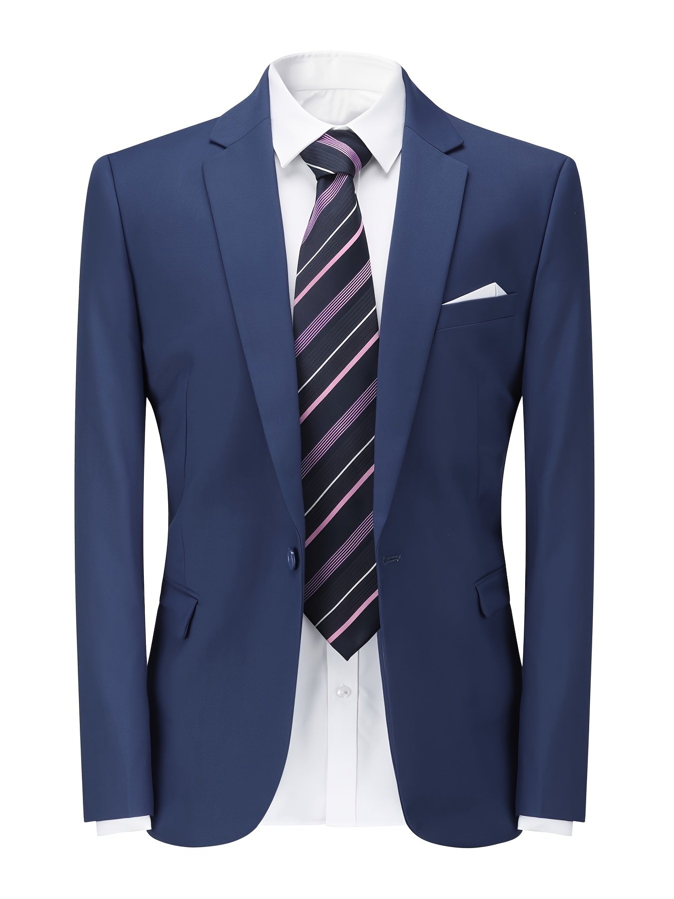 Charlie - Klassischer einfarbiger Herren-Blazer