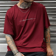 Nohal | Winddichte Herren-T-Shirts in Rot