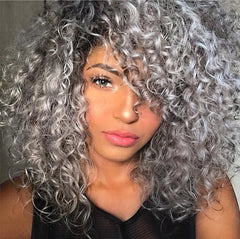 FarbeLuxus™ Strahlende Langhaftende Haarfarbe in Platin Grey
