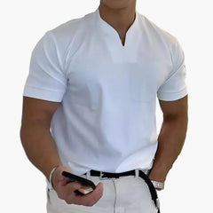 Herrenpoloshirt Moderne Stil Elegant für Entspannte oder Stilvolle Erscheinung in Weiß
