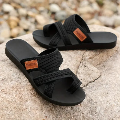 Mesh Kreuzriemen Sandalen für Damen