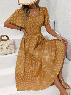 Alvina®️ | Sommerkleid für Frauen in Bronze
