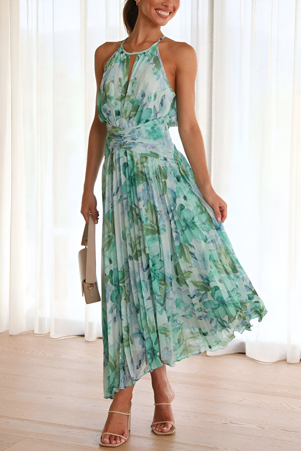 Wilhelmina®️ | Maxikleid Eleganz im Fluss
