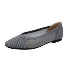 Bequeme Ballerina in grau