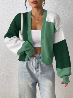 Liesel | Warme Strickjacke für kalte Tage in Grün