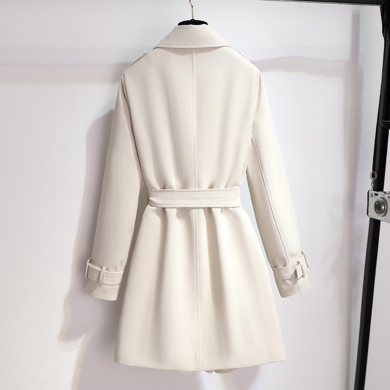 Damen Elegante Trenchcoat | Weiß