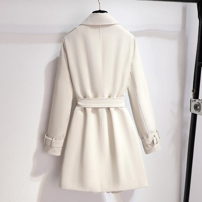 Damen Elegante Trenchcoat | Weiß