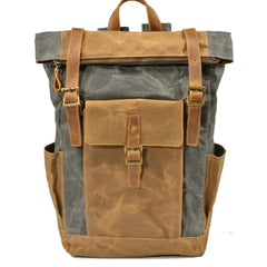 Wiley - Vintage-Rucksack - Praktische Taschen in Hellgrau