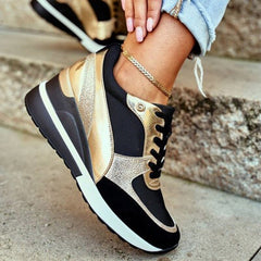 Tanja™ - Sneaker in Gold