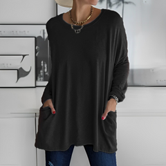 Letitia - Lässig schickes Hemd in Schwarz