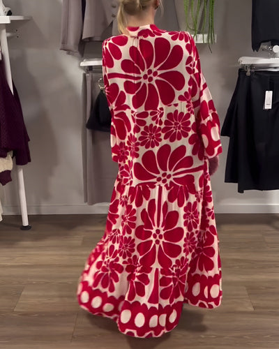 Marielle | Elegantes Maxikleid mit Muster