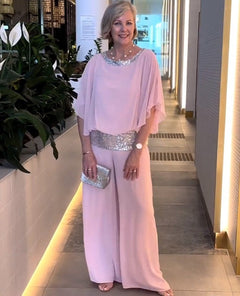 Mia | Farbiges elegantes zweiteiliges Set in pink