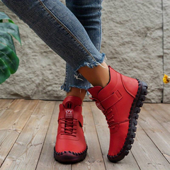 Erica - Elegante Lederschuhe für Damen in Rot