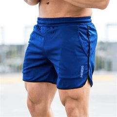 Slim Fit elastische Herren-Badehosen in Blau
