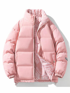 Beidseitige Winterjacke für Männer - Claus in Rosa