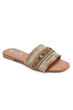 Marlee® | Flache Sandalen mit Metalldetails in Gold