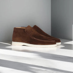 Ben | Herren Lässig Slip-On Slipper in Braun