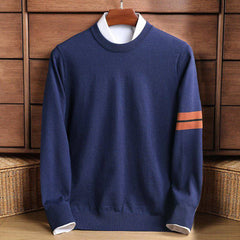 Romeo Cotton Sweater in Blue