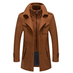 WARME WINTER- UND HERBSTJACKE in Braun