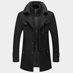 WARME WINTER- UND HERBSTJACKE in Schwarz