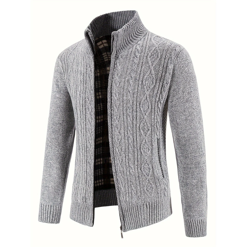 Bequeme Herrenstrickjacke für den Winter -Toni