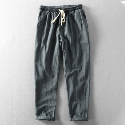 Bequeme Hose im japanischen Stil für Herren | Leichte