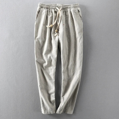 Bequeme Hose im japanischen Stil für Herren | Leichte