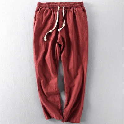 Bequeme Hose im japanischen Stil für Herren | Leichte