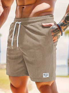 Bequeme sportliche Strandshorts - Marko in Armeegrün