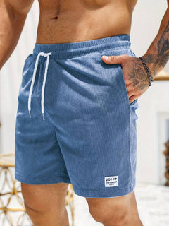 Bequeme sportliche Strandshorts - Marko in Blau