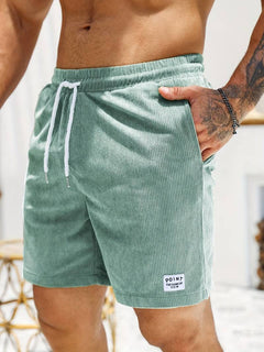 Bequeme sportliche Strandshorts - Marko in Hellgrün