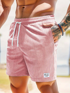 Bequeme sportliche Strandshorts - Marko in Rosa