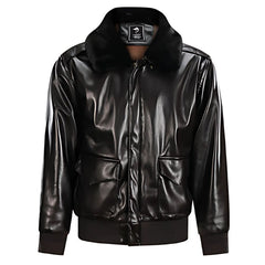 Bequeme Vintage-Lederjacke - Wolfhardt in Braun