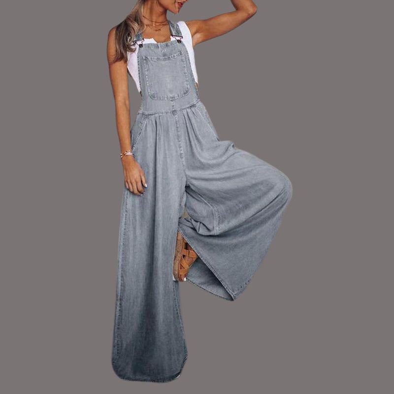 Bequemer Denim-Jumpsuit - Valeska