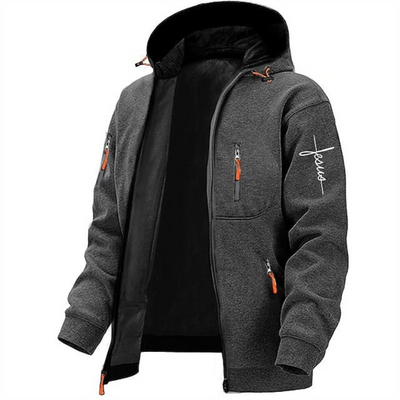 Bequemer Kapuzenpullover für Herren | Reißverschluss