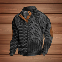 Bequemer & warmer Winterpulli - Constantin in Grau