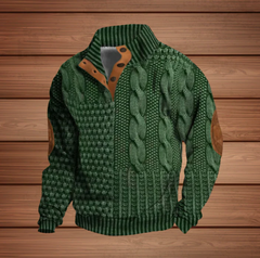 Bequemer & warmer Winterpulli - Constantin in Grün