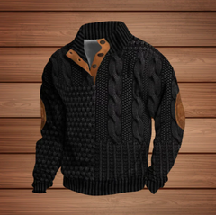 Bequemer & warmer Winterpulli - Constantin in Schwarz
