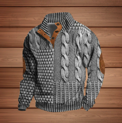 Bequemer & warmer Winterpulli - Constantin in Silber