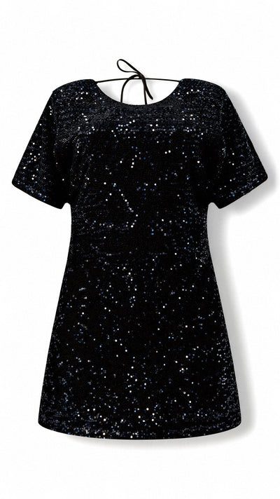 Guinevere - Paillettiertes Minikleid